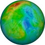 Arctic ozone map for 2023-11-26